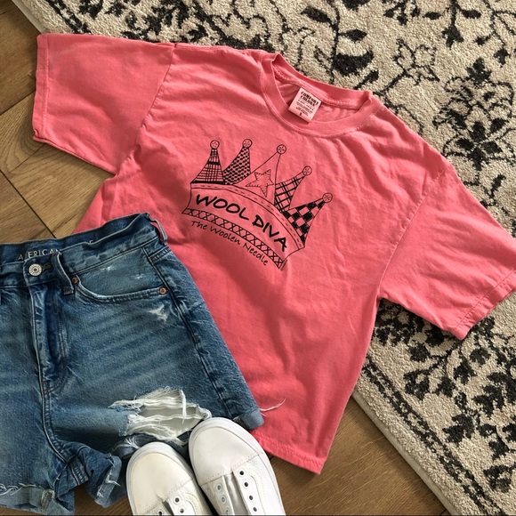 COMFORT COLORS crop short sleeve tee S - Picture 1 of 7